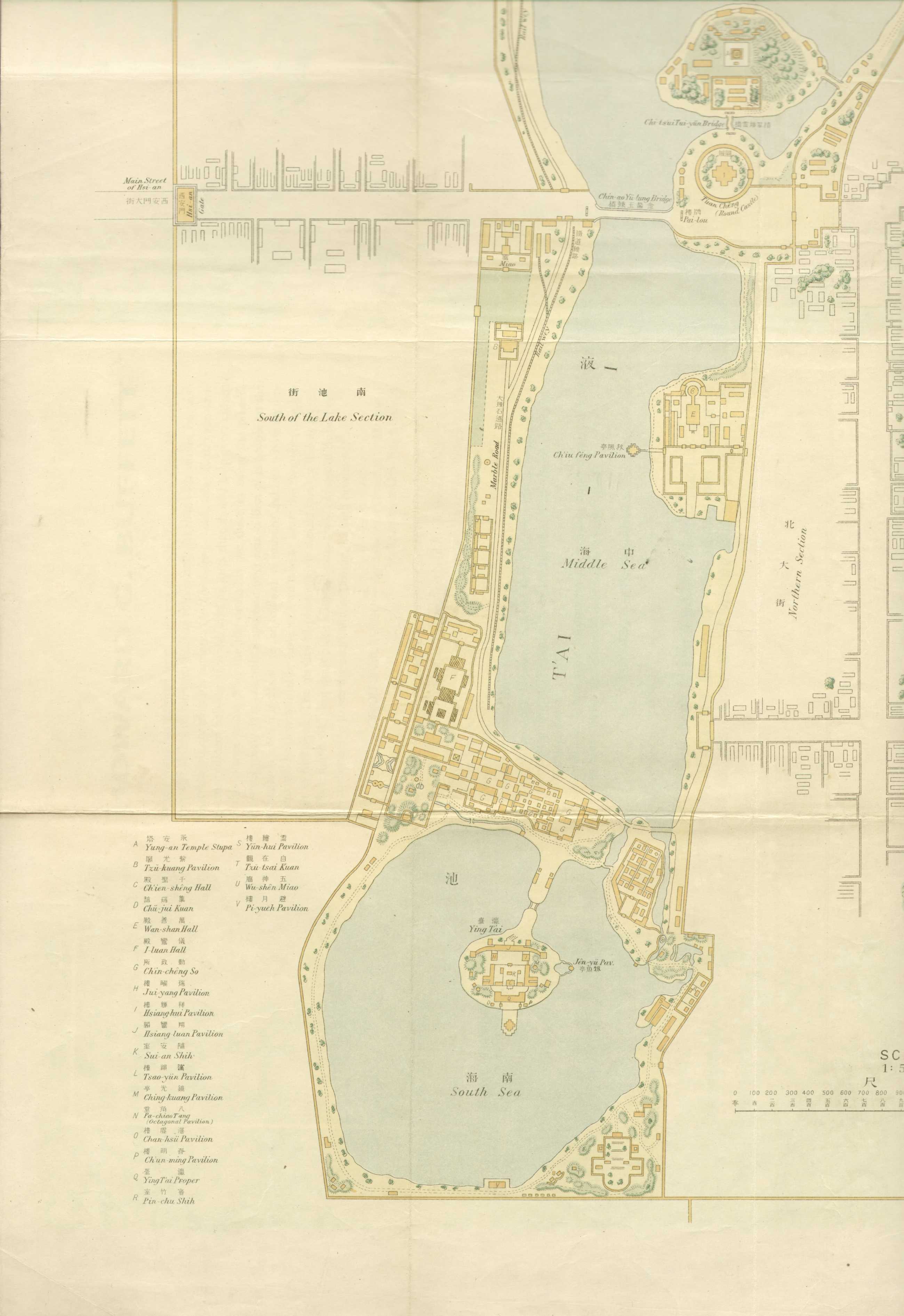 北京皇城平面及图片